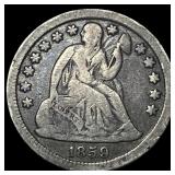 1859-S Silver Seated Liberty Dime LIGHTLY CIRCULAT