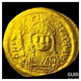 Byzantine Justin II 565-578 Gold Solidus