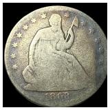 1863 Seated Liberty Half Dollar NICELY CIRCULATED