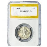 1917 Standing Liberty Quarter PGA MS65 FH