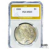 1926 Silver Peace Dollar PGA MS63