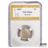 1883 Liberty Victory Nickel PGA MS64 No Cents