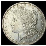 1896 Silver Morgan Dollar CLOSELY UNCIRCULATED