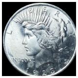1923 Silver Peace Dollar GEM BU