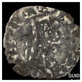 France Charles IV 1322-1328 Silver Denier NEARLY