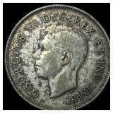 1942 Canada Silver 50 Cents HIGH GRADE