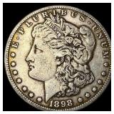 1898-S Silver Morgan Dollar NEARLY UNCIRCULATED