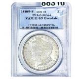 1880/9-S Morgan Silver Dollar PCGS MS64 VAM 11 0/9