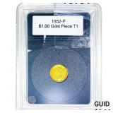 1852-P Type 1 Dollar