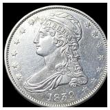 1839 Silver Half Dollar (Capped Bust) UNCIRCULATED