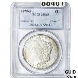 1879-S Morgan Silver Dollar PCGS MS65