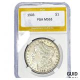 1903 Morgan Silver Dollar PGA MS63