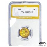 1934 Wheat Cent PGA MS66 RD