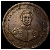 1847 Hawaii Copper Hapa Haneri Token CLOSELY UNCIR