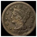 1842 Braided Hair Large Cent NICELY CIRCULATED