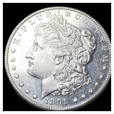 1891 Silver Morgan Dollar CHOICE BU