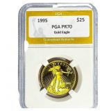 1995 1/2oz $25 Gold Eagle PGA PR70
