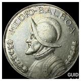 1970 Pananma Silver 1/2 Balboa