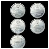 [5 Coins] Japan WWII Sen