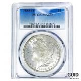 1885-O Morgan Silver Dollar PCGS MS65+