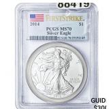 2014 Silver Eagle PCGS MS70