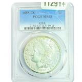1885-CC Morgan Silver Dollar PCGS MS63 GSA