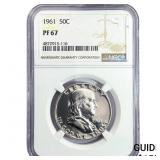 1961 Franklin Half Dollar NGC PF67