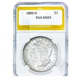 1889-O Morgan Silver Dollar PGA MS63