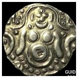 India Gangeyadeva 1015-1041 AD Electrum Stater