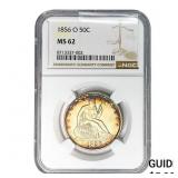 1856-O Seated Liberty Half Dollar NGC MS62