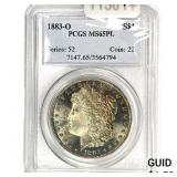 1883-O Morgan Silver Dollar PCGS MS65 PL
