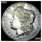 1892 Morgan Silver Dollar CHOICE PROOF +