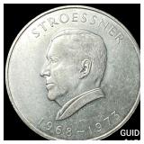 1973 Paraguay Silver 300 Guaranies