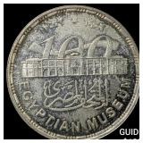 2002 Egypt 1 Silver Pound UNCIRCULATED
