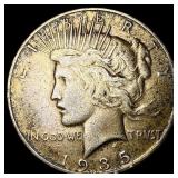 1935-S Silver Peace Dollar CLOSELY UNCIRCULATED