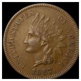 1867 Indian Head Cent CLOSELY UNCIRCULATED
