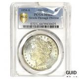 1894-S Morgan Silver Dollar PCGS MS64 Mint Error