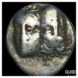 Greece Moesia, Istros 4th Cent. BC Silver Drachm