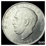 1948 Hungary Silver 10 Forint