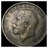 1912 Great Britain Silver 1 Shilling
