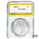 1889-O Morgan Silver Dollar PGA MS63
