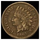 1863 Bronze Indian Head Cent NEARLY UNCIRCULATED