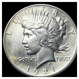 1921 Silver Peace Dollar UNCIRCULATED
