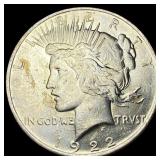 1922 Silver Peace Dollar GEM BU