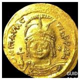Byzantine Maurice Tiberius 578-602 Gold Solidus