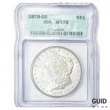 1878-CC Morgan Silver Dollar ICG MS65