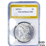 1878-S Morgan Silver Dollar PGA Brilliant UNC