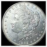 1902-O Silver Morgan Dollar GEM BU
