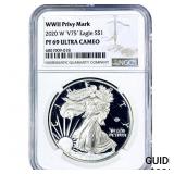 2020-W Silver Eagle NGC PF69 Ultra Cameo