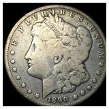 1890-CC Silver Morgan Dollar NEARLY UNCIRCULATED